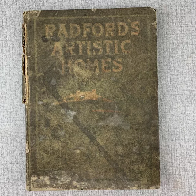Antique 1908 Radfords Artistic Homes 250 Designs Book Architecture Plans