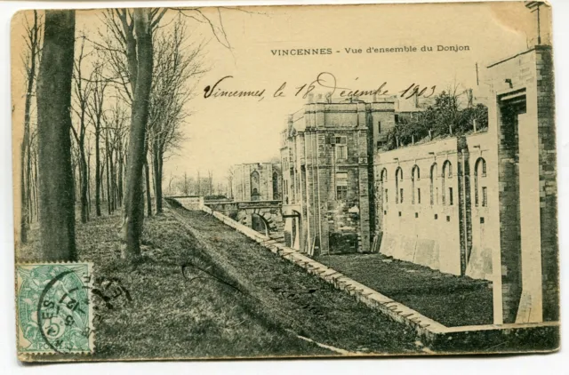 CPA - Carte Postale - France - Vincennes - Vue d'Ensemble du Donjon - 1903