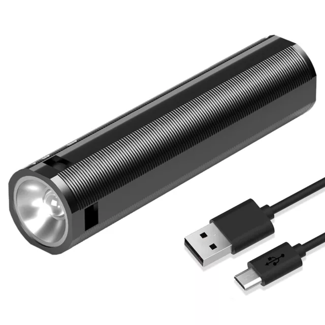 1200000LM LED Flashlight Tactical Light Super Bright Torch USB Rechargeable Lamp