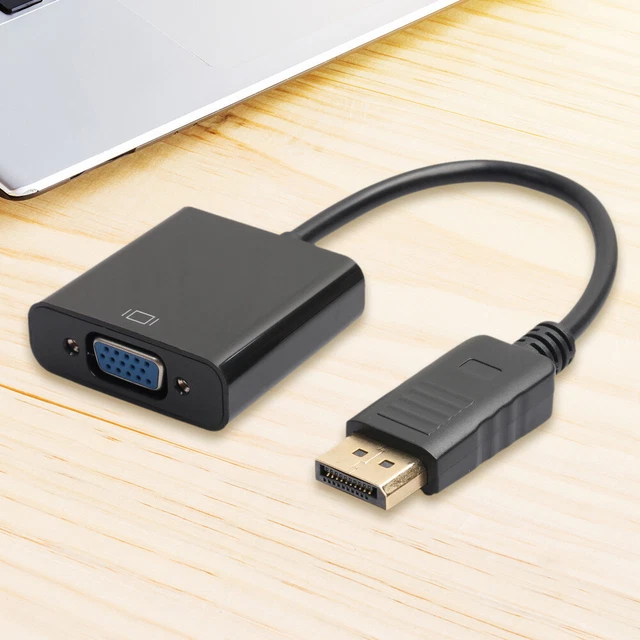 Nouveau 1080p DP Displayport mâle Câble d’adaptateur femelle convertisseur vidéo