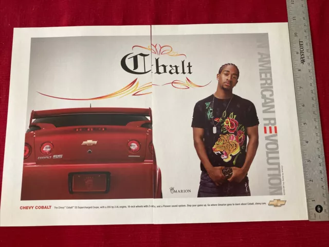 2006 Chevrolet Cobalt Car Hip-Hop 2-page Print Ad  - Great To Frame!