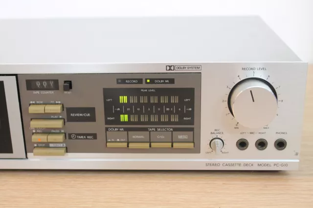 Toshiba PC-G10 Vintage Stereo Kassetten Deck 2