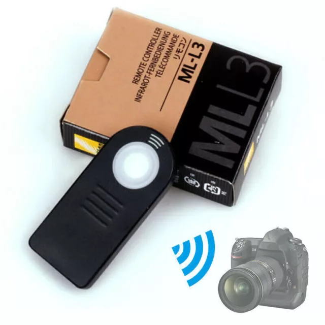 For Nikon DSLR Camera ML-L3 IR Wireless Shutter Release Remote D3200 D3400