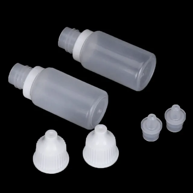 10PCS Empty Plastic Squeezable Dropper Eye Liquid Dropper Refillable Bott-wf
