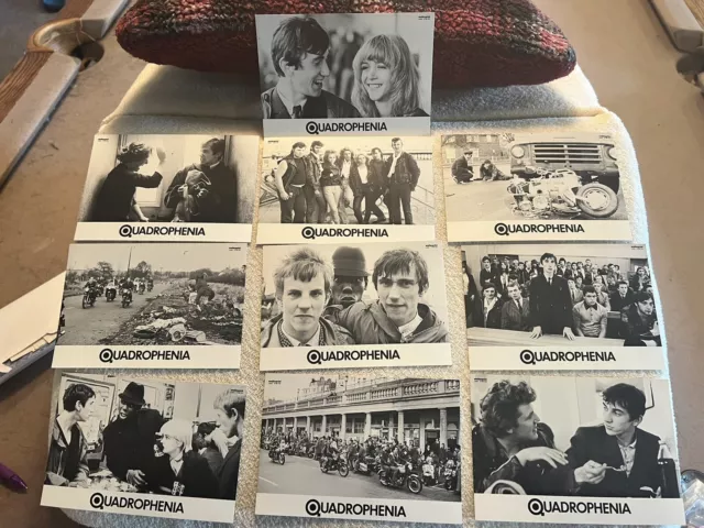 Quadrophenia The WHO Set Of 10 Movie Promo Cards Rare FREE SHIPPING