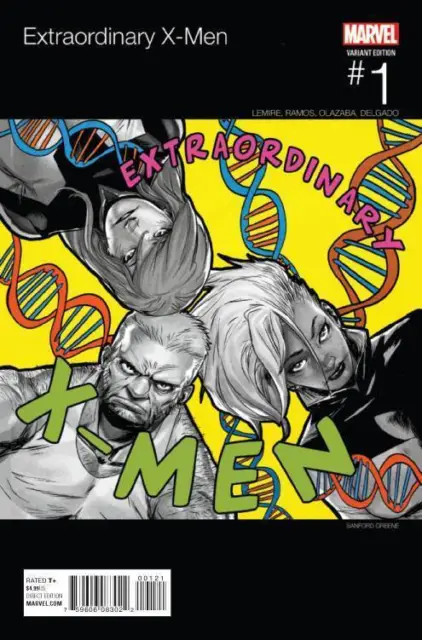 Extraordinary X-Men #1 [Sanford Greene Hip-Hop Variant] (January 2016) Marvel