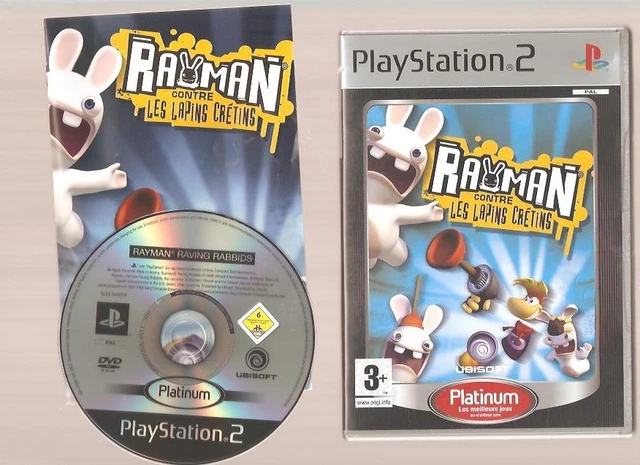 Jeu PC Rayman Contre Les Lapins Crétins - Version FR, Très Bon état, Sans Notice