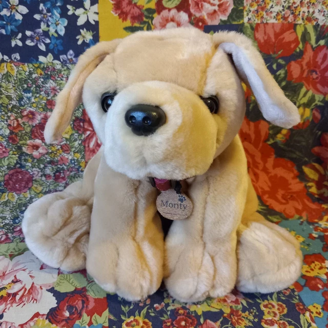 KEEL 12& MONTY Golden Retriever Labrador Dog Puppy Soft Toy Plush Red