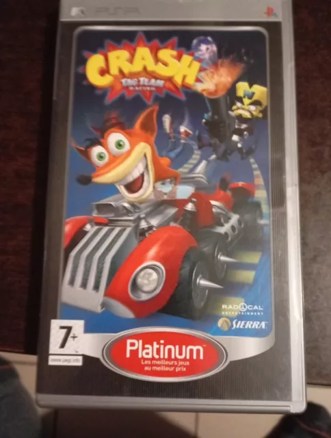 Jeu Sony Playstation PSP Crash Tag Team Racing complet