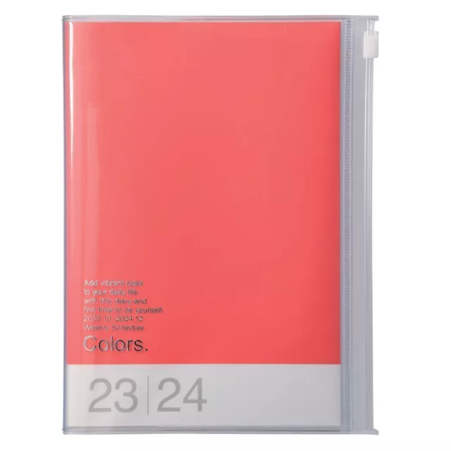 MARK'S 2023/2024 Taschenkalender B6 vertikal, Colors, Red | Kalender | Englisch