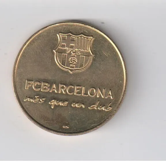 Medaille Touristique Espagne Barcelone Fcb Barcelone Suarez Maillot Raye Sd Mdp 2