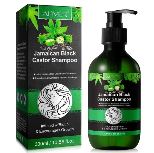 Jamaican Black Castor Oil Shampoo Promotes Hair Growth Strengthen Hair and Scalp
