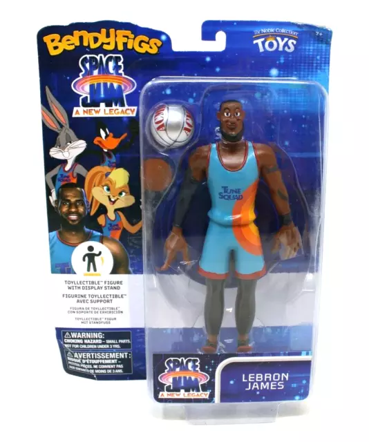 BENDYFIGS, SPACE JAM A NEW LEGACY, Lebron James Action Figure New 2021 ...
