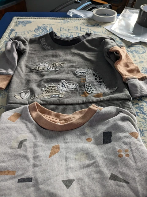 baby boys clothes 6-9 months 2 next sweatshirts