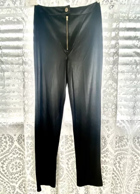 Vintage Fredericks of Hollywood Liquid Satin Nylon Shiny Sheer Silky Pants Sz 5