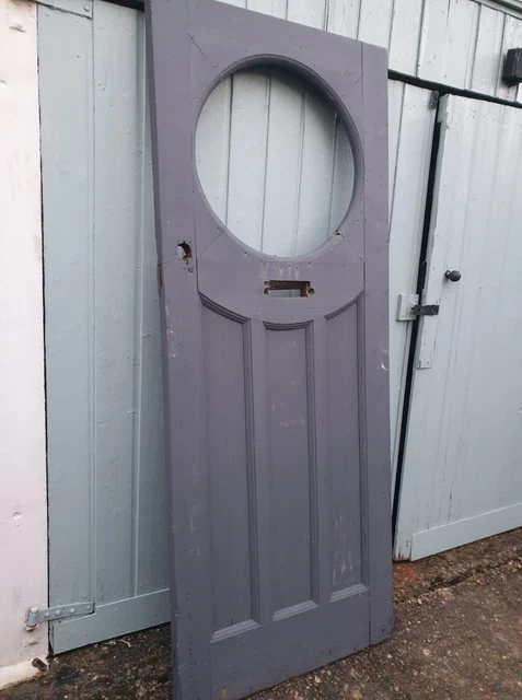 Mid century reclaimed 1930s front door. Upcycle
