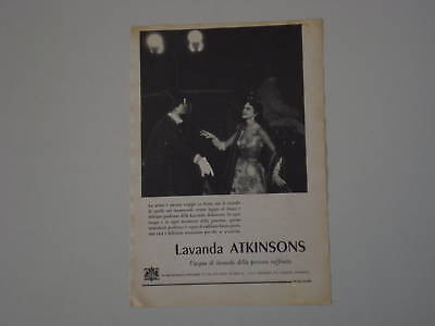 advertising Pubblicità 1954 LAVANDA ATKINSONS 