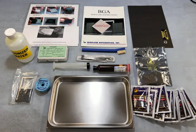 SolderQuik® BGA Reballing Station Solder Rework Kit