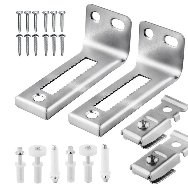 Kit De Réparation De Porte Pliante - Lot De 2 Pour Porte De Placard Pliante Coulissante Rail De 222 Mm A 25 Mm Y Compris Support De Pivot Superieur Et Inferieur Et Roue De Guidage 92041429