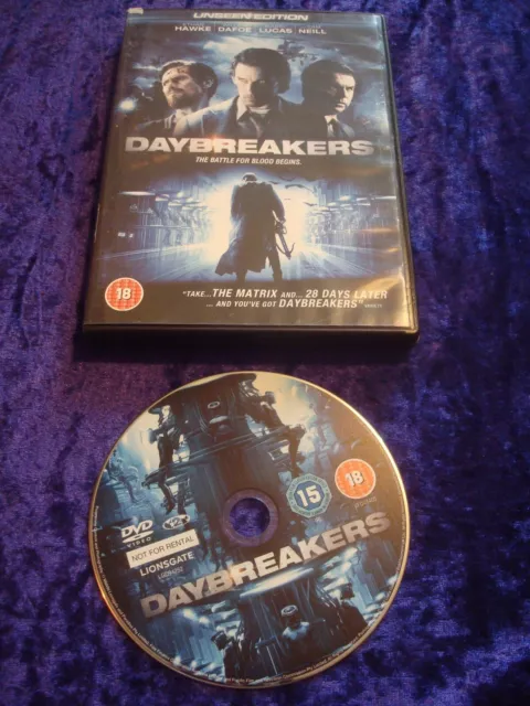 Dvd.daybreakers.ethan Hawke.dafoe.lucas.neill.vampire Thriller.uk Region 2 Dvd.