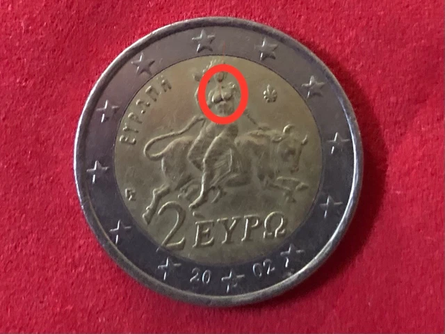 2 Euro Münze Griechenland 2002 Mit S Im Stern 2 EURO MÜNZE Griechenland 2002 mit S im Stern,große Brüste und anderen