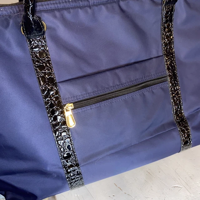 Samantha Brown Large Blue Weekender Style Tote 4