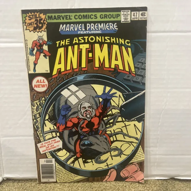 Marvel Premiere #47 (1979) First Appearance of Scott Lang as Ant-Man ACTUAL PICS