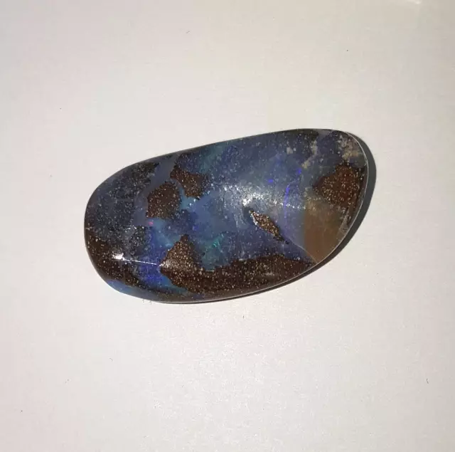 Echter großer Boulder Opal in Box ( 42,76 Carat ) ca. 32,6 y 17,5 mm ( IL-S ) 2