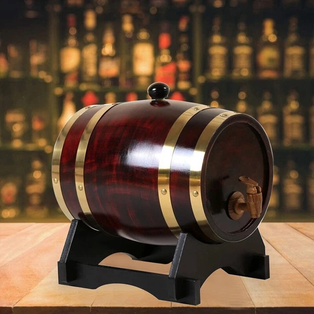 Dispensador de whisky de 1,5 L envejecimiento decantador de whisky casero para licores de vino y LiqC5