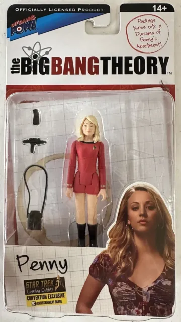 The Big Bang Theory Penny Star Trek Action Figure Convention Exclusive MIB C9