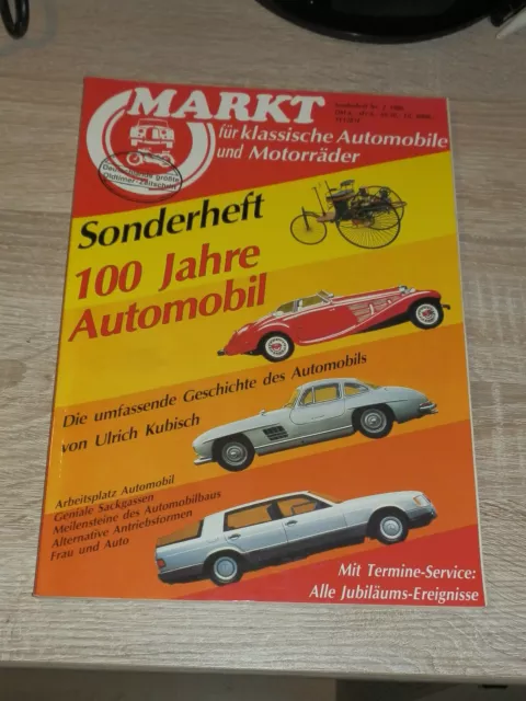 Oldtimer Markt Sonderheft Nr. 2/1986, 100 Jahre Automobil, umfassende Geschichte