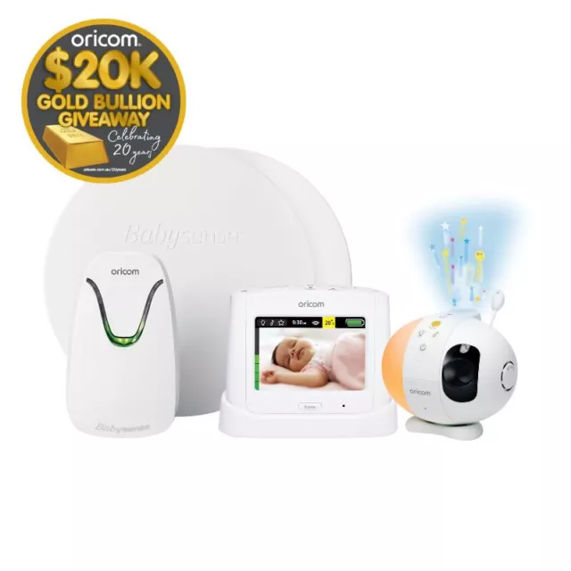 Oricom Secure 870 Digital Baby Monitor+Babysense 7 Infant Respiratory Package