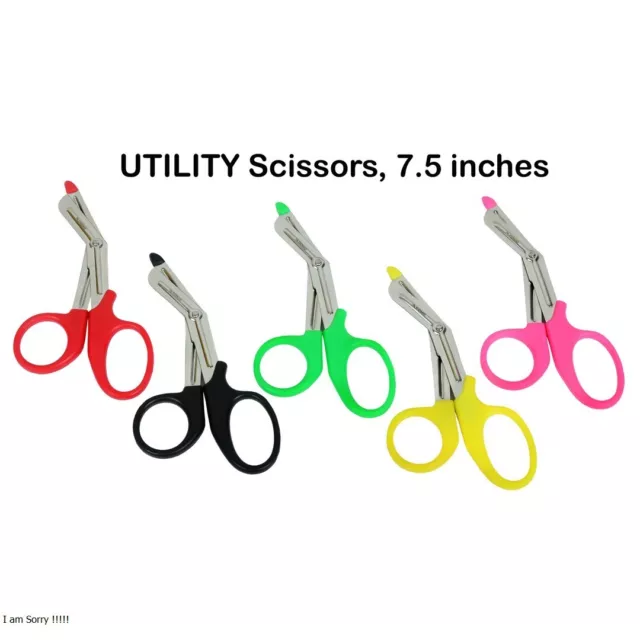 Utility Bandage Scissors Tuff Cut Nursing Surgical First Aid Household Sheras