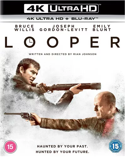 Looper Blu-ray (2021) Bruce Willis, Johnson (DIR) cert 15 2 discs Amazing Value