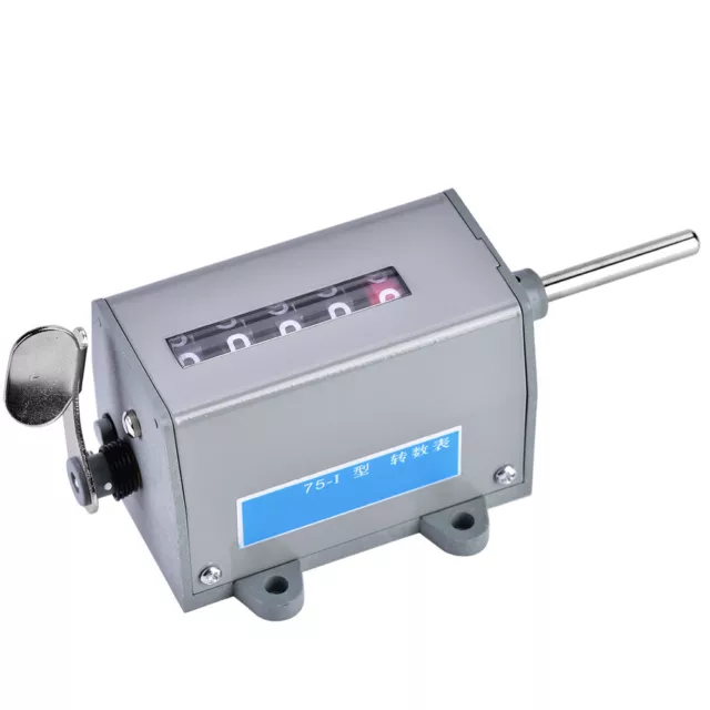 75-I 5 Digit Display Mechanical Tachometer Resettable Rotary Tachometer