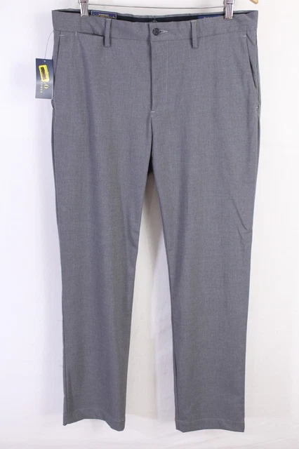 NWT Polo Ralph Lauren Chino Pants Stretch Straight Fit Grey Mens Size 34x34