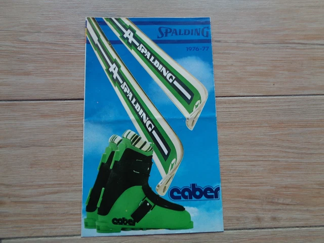 Caber Spalding Sci Catalogo Sport Vintage 1976 1977