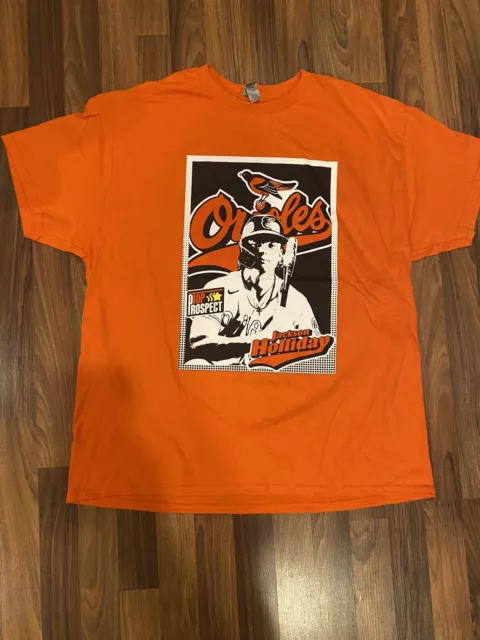 Baltimore Orioles Jackson Holliday Debut T Shirt 4/12/24 SGA Size XL New