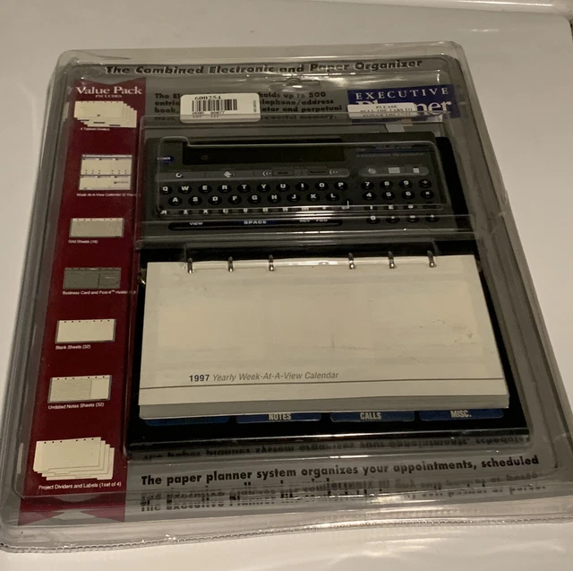 Rolodex Executive Planner E0-400 New Old Stock Still Sealed Never Opened