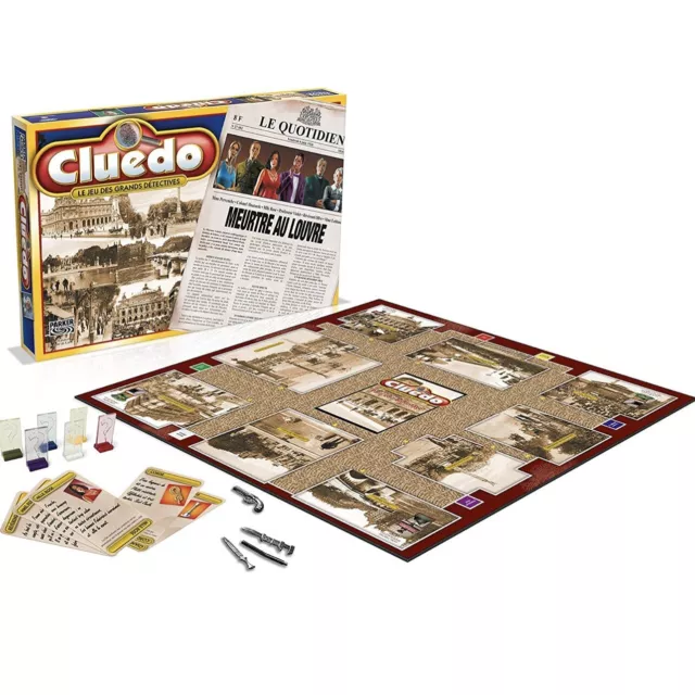 Cluedo Meurtre Au Louvre - Jeu De Societe Hasbro Neuf