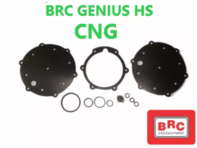 BRC GENIUS HS CNG Réparation Set Membranes Réducteur Kit de LPG Autogas Gpl