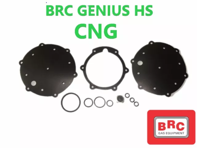 BRC GENIUS HS CNG Reparatur Satz Membranen Reduzierstück Set LPG Autogas Gpl