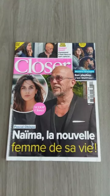 CLOSER n°930 07/04/2023  Pascal Obispo & Naïma/ Florent Pagny/ Marlène Schiappa 2