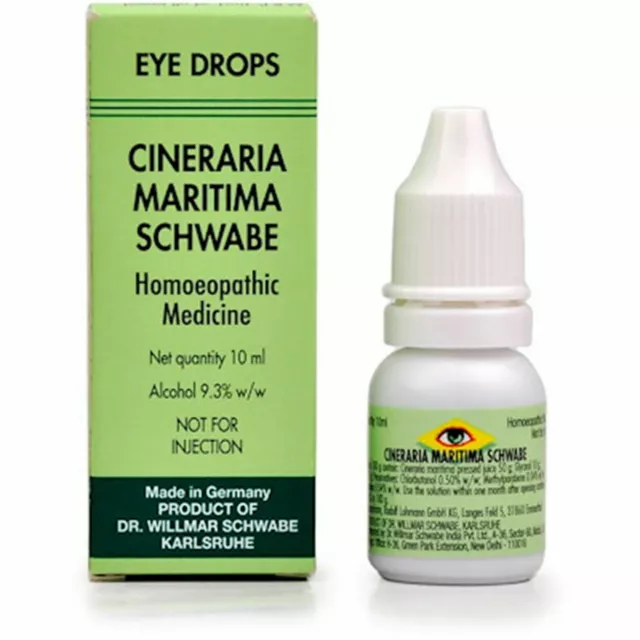 Schwabe Cineraria Maritima Eye Drops 10ml