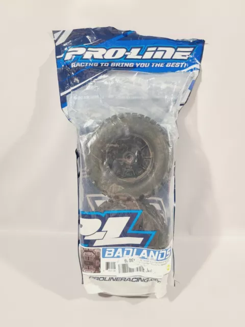 Pro-Line Racing 1/10 Badlands MX28 Fr/Rr 2.8" MT Tires Mounted 12mm Blk Raid 2