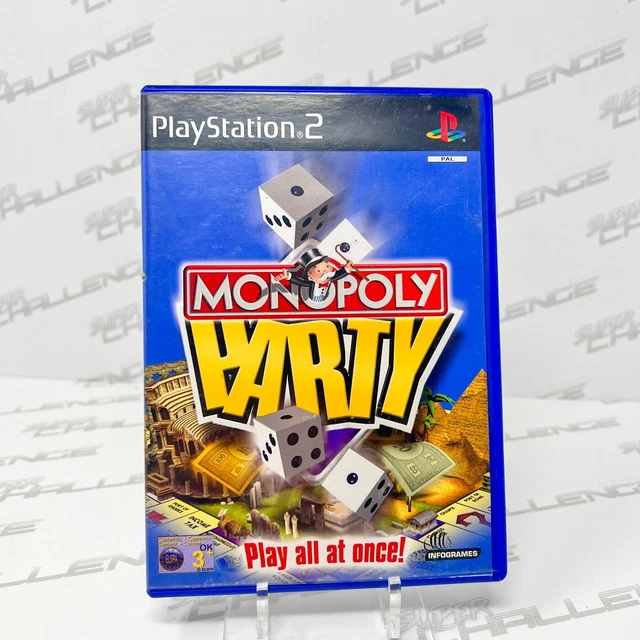 Monopoly Party PS2 PlayStation 2 Infogrames PAL/UK CIB Complete with Manual