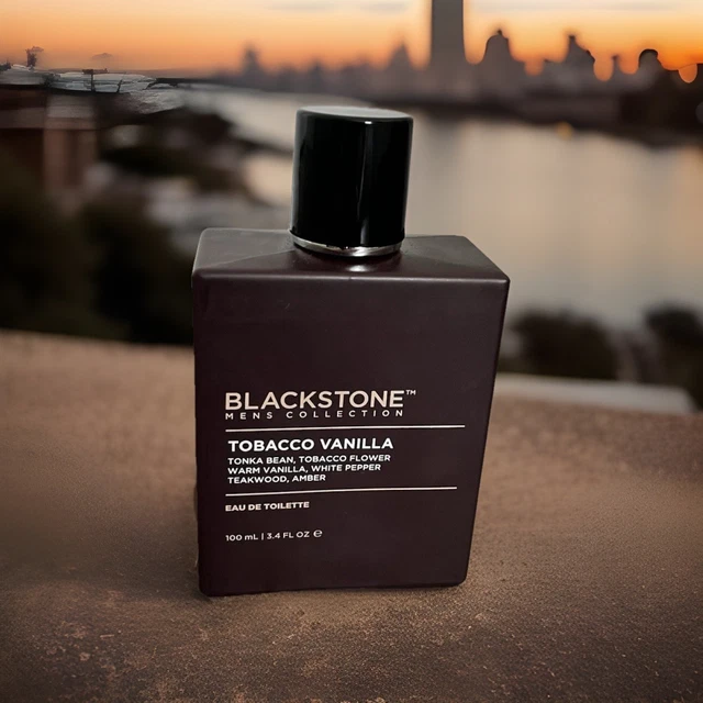 BLACKSTONE TOBACCO VANILLA Cologne Mens Gourmand EDT Winter Fragrance 3.4oz  NWOB $30.98