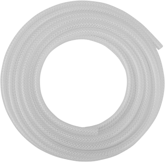 3/16" (5mm) Reinforced Fuel Line / Oil Line - 25 ft. roll - Clear Emgo 14-03700