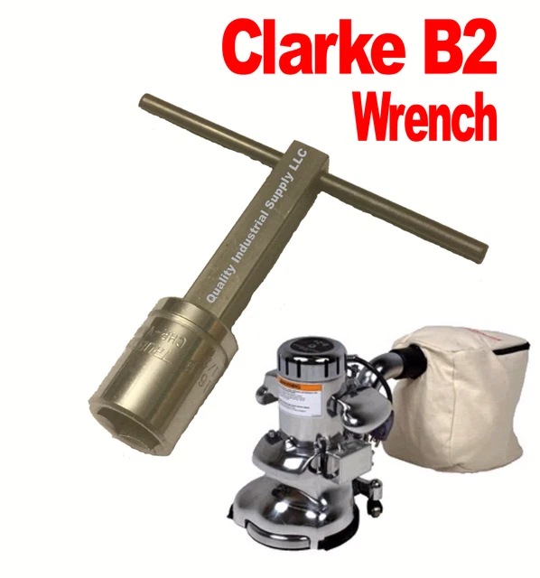 Wrench For Clarke B-2 B2 Floor  Edger T-Handle HEAVY DUTY