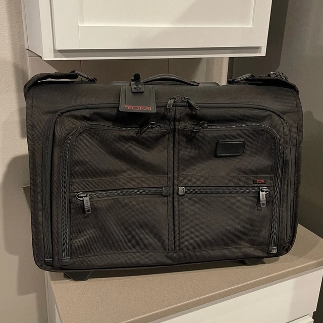 TUMI classic Alpha 2 wheeled carry on two tone garment bag luggage 2